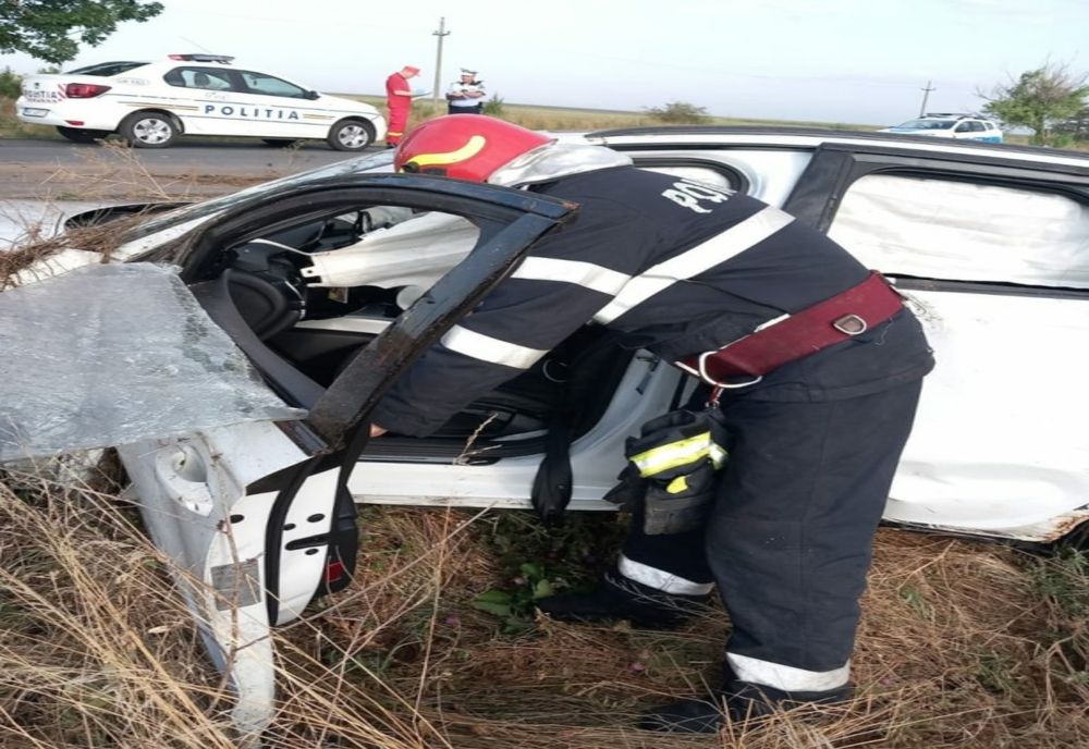 Accident rutier pe DN5 B, în apropierea localităţii Bălănoaia. O tânără şi un copil de câteva luni au ajuns de urgenţă la spital