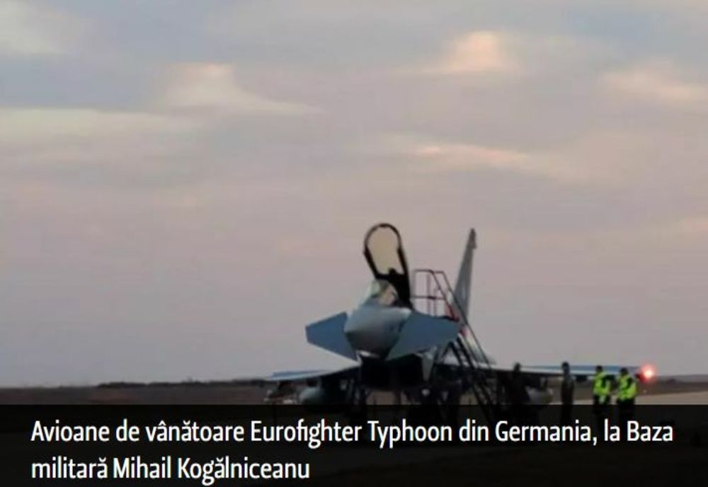 Avioane de luptă staționate în România au fost trimise să apere Israelul de atacurile iraniene cu drone