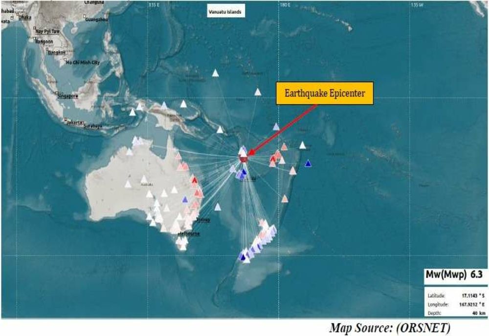 VIDEO Cutremur cu magnitudinea 6,3 în largul arhipelagului Vanuatu