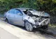Accident rutier pe DN 5. Doi soți din Giurgiu au fost răniți, după ce s-au răsturnat cu mașina