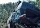 Accident pe DN 41. Șoferiță rănită, după ce s-a răsturnat cu mașina
