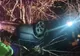O mașină s-a răsturnat pe DN5. Șoferul nu avea permis de conducere