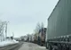 Tiruri blocate în zăpadă, în apropierea Punctului de Trecere a Frontierei Giurgiu. Coloană de camioane pe DN 5