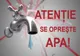 Locuitorii de pe trei străzi din Giurgiu nu vor avea astăzi apă potabilă