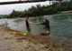 Un bărbat posibil înecat în râul Argeș, căutat de scafandri