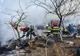 Incendiu violent în localitatea Chiriacu. O femeie a suferit arsuri la nivelul feței