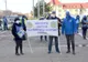 Sindicaliștii din Federaţia ”Solidaritatea Sanitară” au pichetat Prefectura Giurgiu