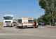 Accident pe DN 5B, în zona Penitenciarului Giurgiu. Un autotren a intrat în coliziune cu un autoturism