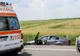 Accident rutier pe DN 5, O persoană a avut nevoie de îngrjiri medicale fiind transportată la spital