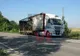Un camion românesc a ars parțial pe drumul Ruse-Byala, altul s-a răsturnat pe câmp 