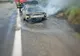 Incendiu pe Autostrada A1, la kilometrul 35. Un autoturisma luat foc în mers