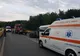 Giurgiu. Accident pe DN 6, între un microbuz cu 16 pasageri şi un autoturism. A fost activat planul roşu de intervenţie