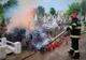  Incendiu în cimitirul Sfântul Haralambie din Giurgiu. Au ars mai multe coroane aflate pe un mormânt 