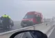 Carambol cu 9 mașini pe DN3, la ieșirea din Constanța. Două persoane au ajuns la spital 