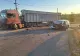 Mașină zdrobită după impactul cu un TIR, în jud. Giurgiu. Un tânăr de 27 de ani a ajuns la spital
