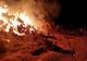 Gospodărie din Băneasa, incendiată! 1.500 de baloți de lucernă și un saivan, distruse de flăcări
