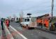 Grav accident pe DN5: utilaj CNAIR, lovit în plin de un autoturism VIDEO